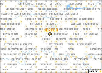 map of Herfen