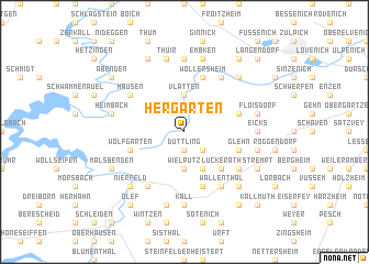 map of Hergarten