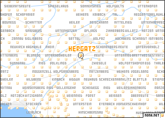 map of Hergatz