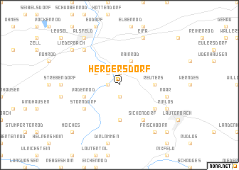 map of Hergersdorf