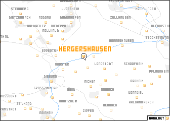 map of Hergershausen