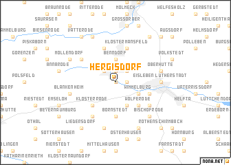 map of Hergisdorf