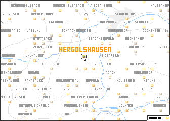 map of Hergolshausen