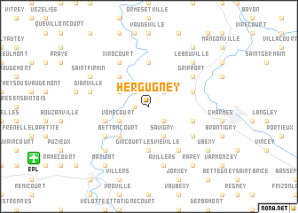 map of Hergugney