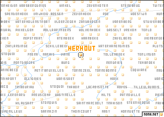 map of Herhout