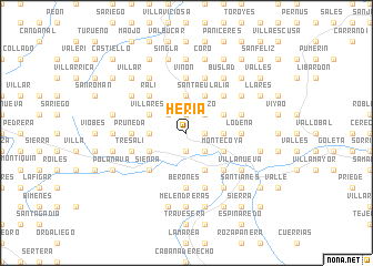 map of Hería