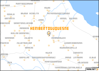 map of Heriberto Duquesne