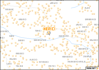 map of Herići