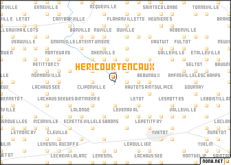 map of Héricourt-en-Caux