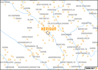 map of Herīdūn