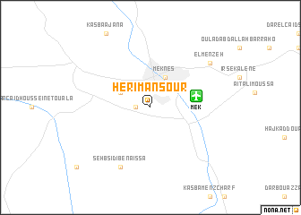 map of Heri Mansour