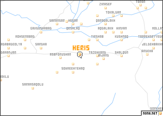 map of Herīs