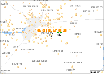 map of Heritage Manor