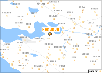 map of Herjava