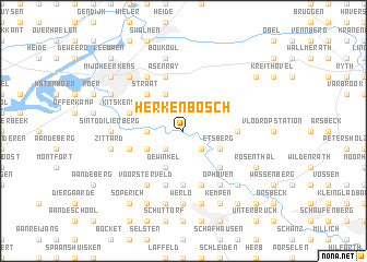 map of Herkenbosch