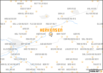 map of Herkensen