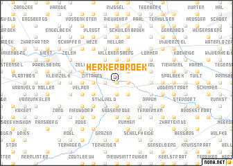 map of Herkerbroek