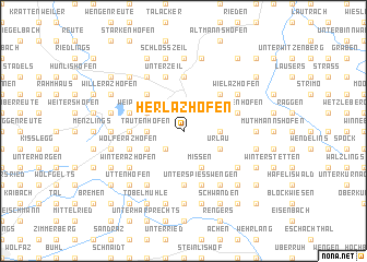 map of Herlazhofen