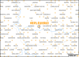 map of Herleuvaux
