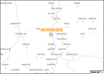 map of Hermakono