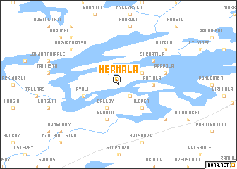 map of Hermala