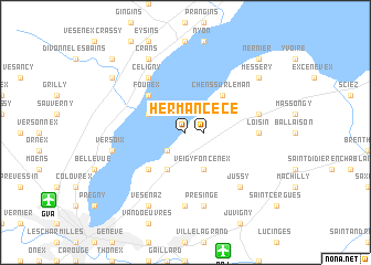 map of Hermance