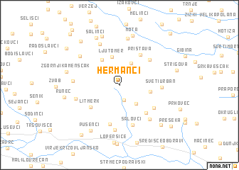 map of Hermanci