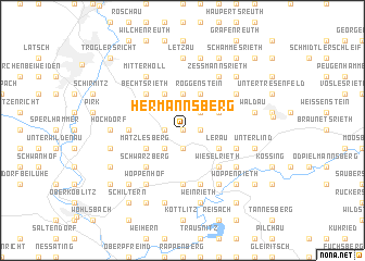 map of Hermannsberg