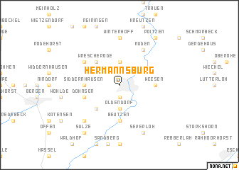 map of Hermannsburg