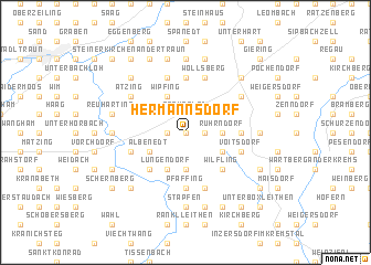 map of Hermannsdorf