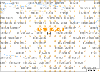 map of Hermannsgrub