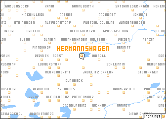 map of Hermannshagen