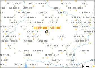 map of Hermannshöhe