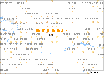 map of Hermannsreuth