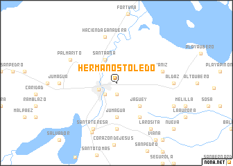 map of Hermanos Toledo