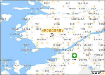 map of Hermansby