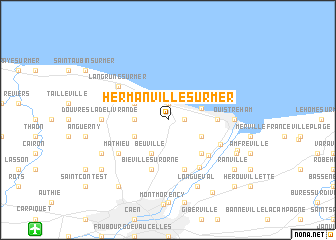 map of Hermanville-sur-Mer