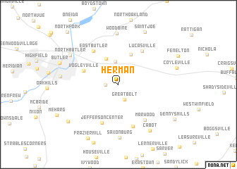 map of Herman