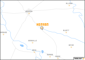 map of Herman