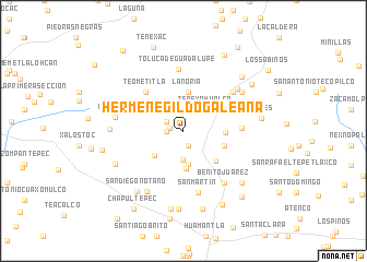 map of Hermenegildo Galeana