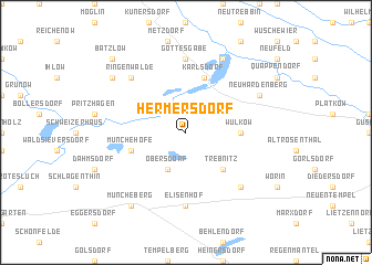 map of Hermersdorf