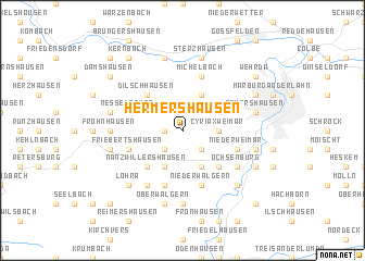 map of Hermershausen