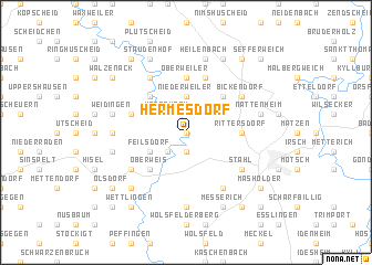 map of Hermesdorf