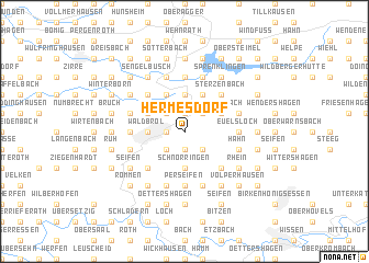 map of Hermesdorf