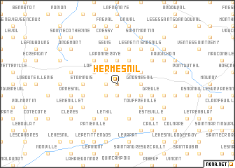 map of Hermesnil