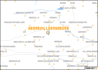 map of Herméville-en-Woëvre