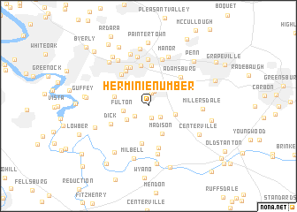 map of Herminie Number 2