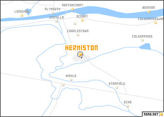 map of Hermiston