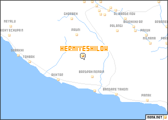 map of Hermī-ye Shīlow