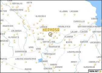 map of Hermosa